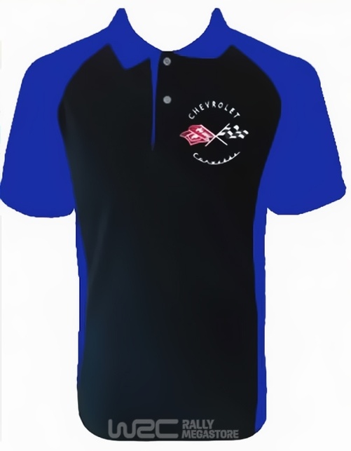 Polo CORVETTE C1 NOIR/BLEU Collection CORVETTE à 19,99€