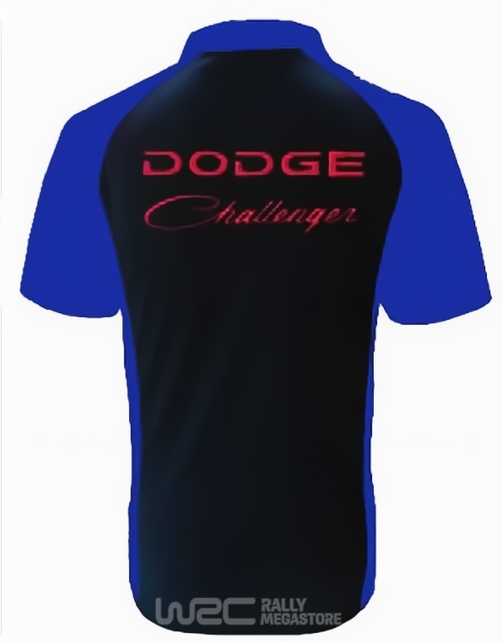 Polo DODGE CHALLENGER NOIR/BLEU Collection DODGE