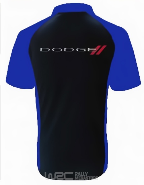 Polo DODGE NOIR/BLEU Collection DODGE à 19,99€
