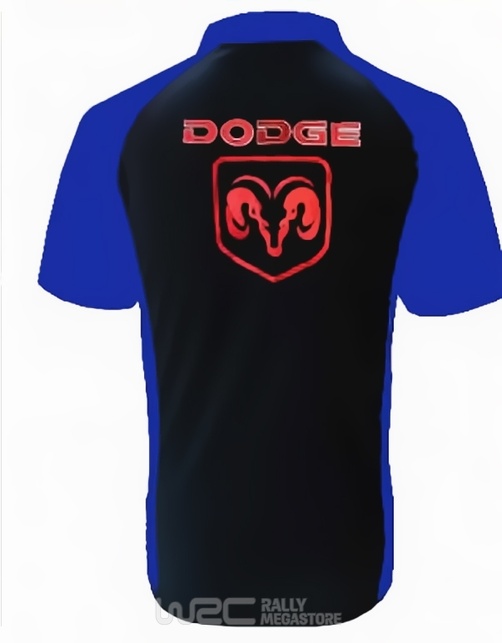 Polo DODGE NOIR/BLEU Collection DODGE à 19,99€