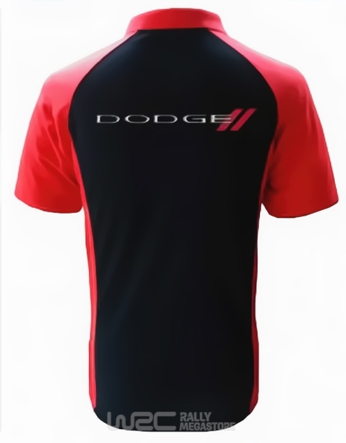 Polo DODGE NOIR/ROUGE Collection DODGE à 19,99€