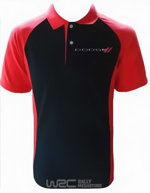 Polo DODGE NOIR/ROUGE Collection DODGE à 19,99€