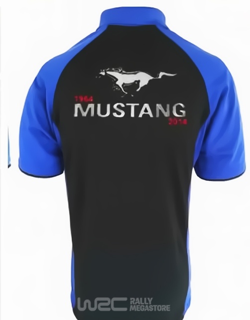 Polo FORD MUSTANG 50 YEARS NOIR/BLEU Collection FORD