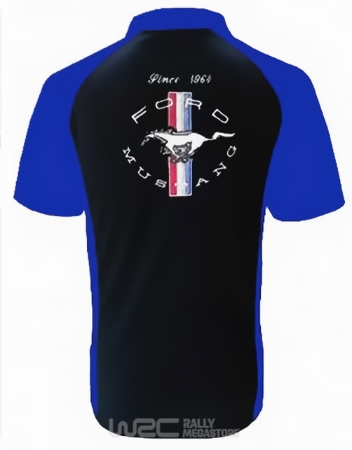 Polo FORD MUSTANG NOIR/BLEU Collection FORD à 19,99€