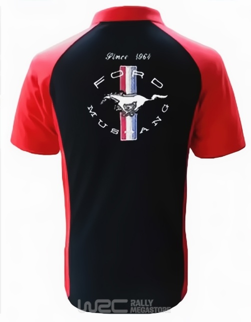 Polo FORD MUSTANG NOIR/ROUGE Collection FORD à 19,99€