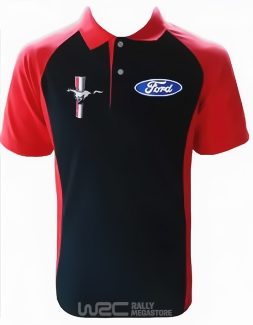 Polo FORD MUSTANG NOIR/ROUGE Collection FORD à 19,99€