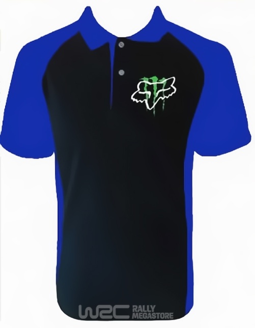Polo FOX MONSTER NOIR/BLEU Collection Auto à 19,99€