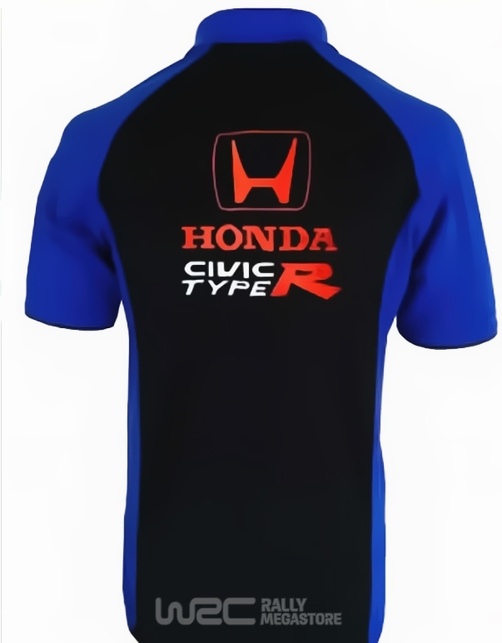 Polo HONDA CIVIC TYPE R NOIR/BLEU Collection HONDA