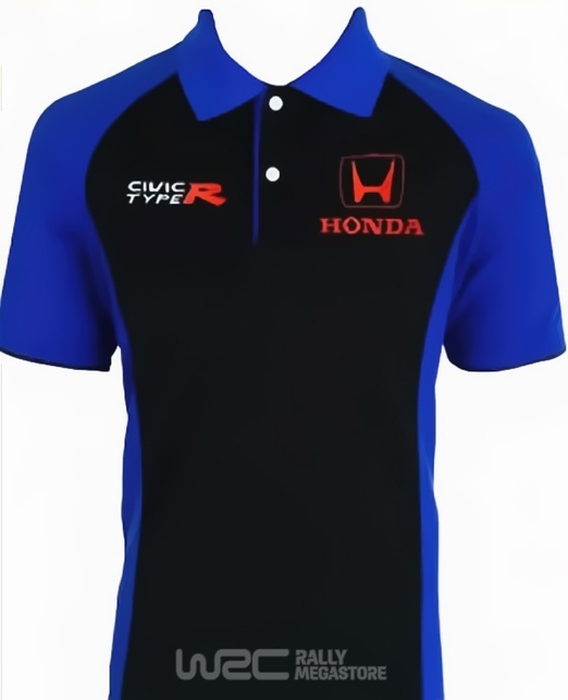 Polo HONDA CIVIC TYPE R NOIR/BLEU Collection HONDA