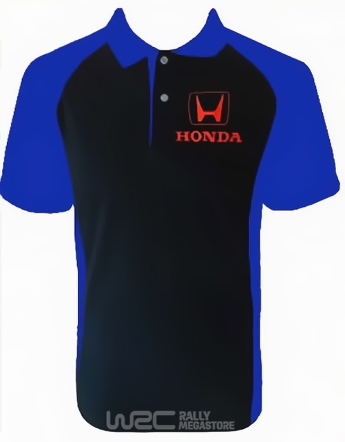 Polo HONDA NOIR/BLEU Collection HONDA à 19,99€