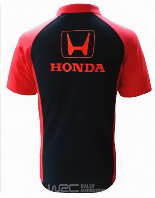 Polo HONDA NOIR/ROUGE Collection HONDA à 19,99€