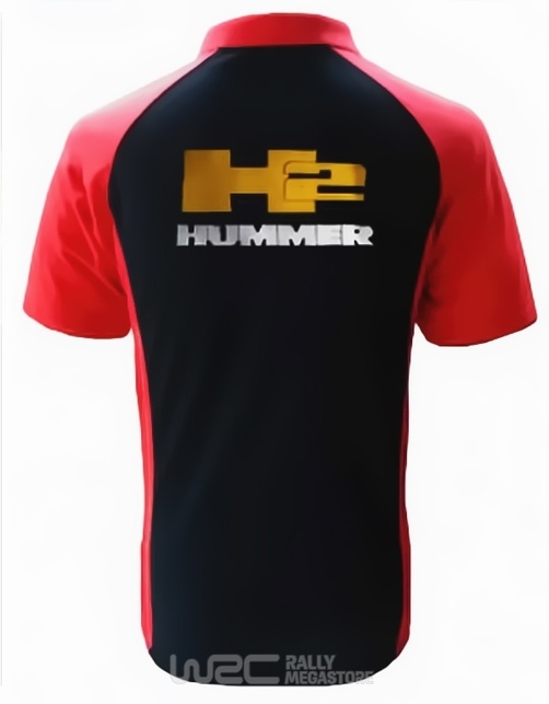 Polo HUMMER H2 NOIR/ROUGE Collection HUMMER à 19,99€