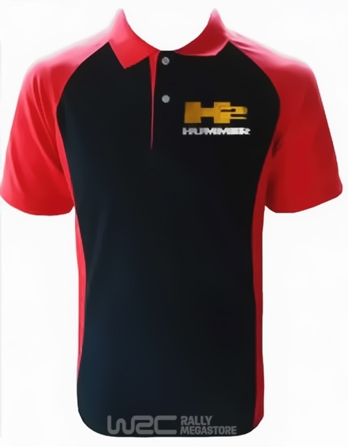 Polo HUMMER H2 NOIR/ROUGE Collection HUMMER à 19,99€
