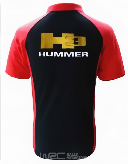 Polo HUMMER H3 NOIR/ROUGE Collection HUMMER à 19,99€