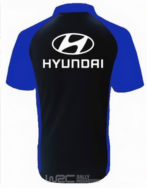 Polo HYUNDAI NOIR/BLEU Collection HYUNDAI à 19,99€