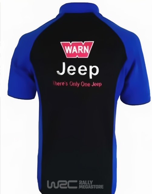 Polo JEEP WARN NOIR/BLEU Collection JEEP à 19,99€