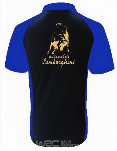 Polo LAMBORGHINI NOIR/BLEU Collection LAMBORGHINI