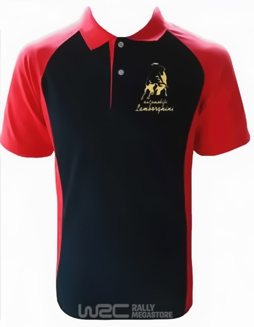 Polo LAMBORGHINI NOIR/ROUGE Collection LAMBORGHINI