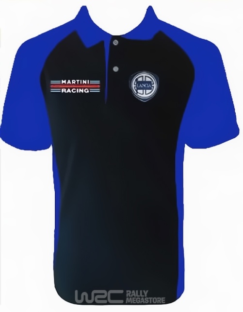 Polo LANCIA MARTINI NOIR/BLEU Collection LANCIA