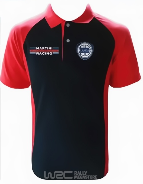 Polo LANCIA MARTINI RACING NOIR/ROUGE Collection LANCIA