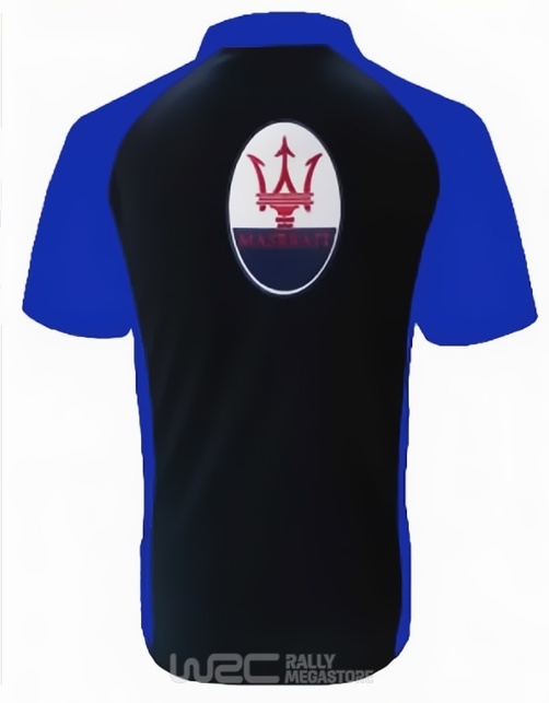 Polo MASERATI NOIR/BLEU Collection MASERATI à 19,99€