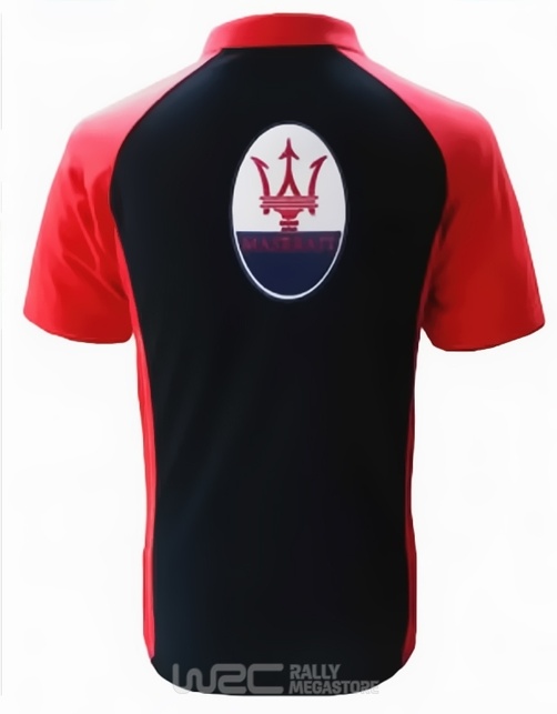 Polo MASERATI NOIR/ROUGE Collection MASERATI à 19,99€