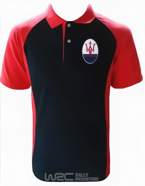 Polo MASERATI NOIR/ROUGE Collection MASERATI à 19,99€