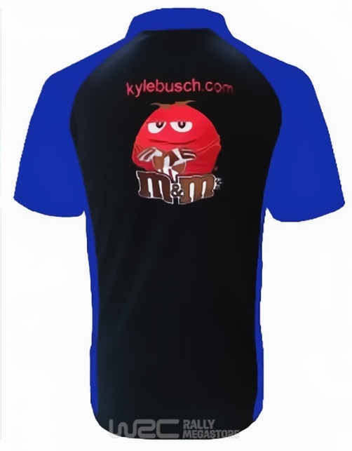 Polo NASCAR MM NOIR/BLEU Collection NASCAR à 19,99€