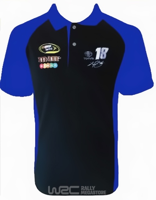 Polo NASCAR MM NOIR/BLEU Collection NASCAR à 19,99€
