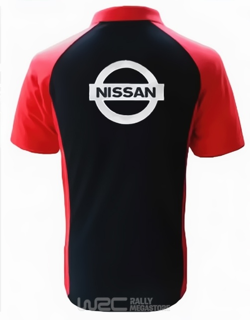 Polo NISSAN NOIR/ROUGE Collection NISSAN à 19,99€