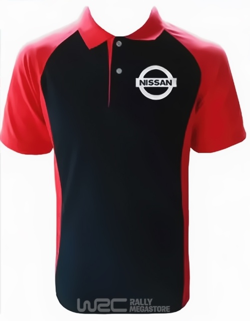 Polo NISSAN NOIR/ROUGE Collection NISSAN à 19,99€