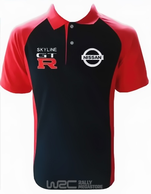 Polo NISSAN SKYLINE GTR NOIR/ROUGE Collection NISSAN