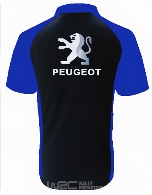 Polo PEUGEOT NOIR/BLEU Collection PEUGEOT à 19,99€