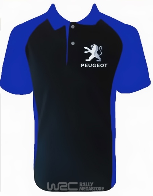 Polo PEUGEOT NOIR/BLEU Collection PEUGEOT à 19,99€