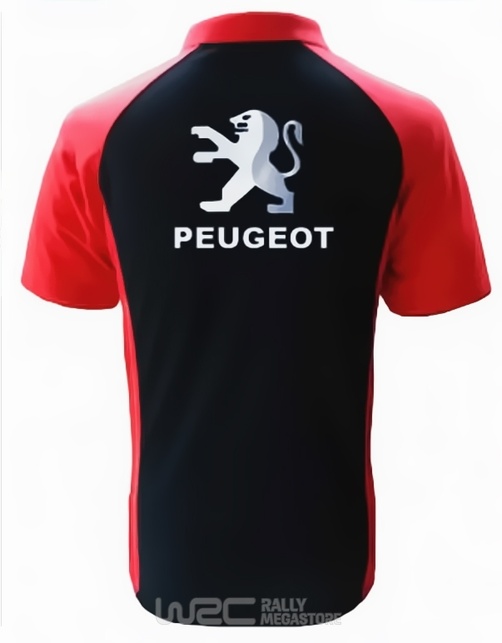 Polo PEUGEOT NOIR/ROUGE Collection PEUGEOT à 19,99€