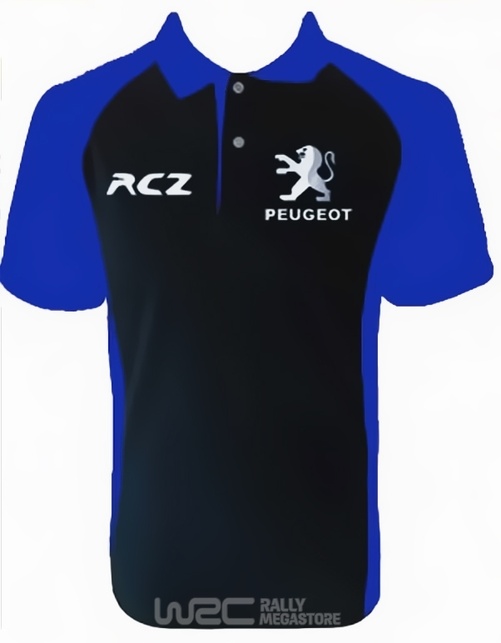 Polo PEUGEOT RCZ NOIR/BLEU Collection PEUGEOT à 19,99€