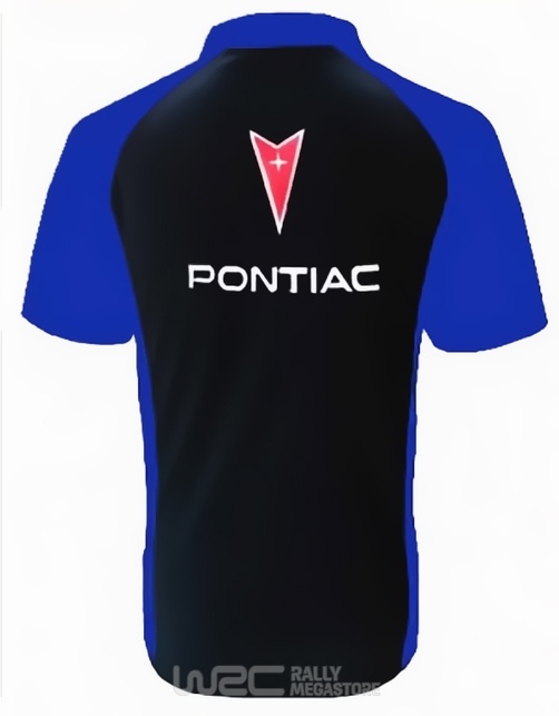 Polo PONTIAC NOIR/BLEU Collection PONTIAC à 19,99€