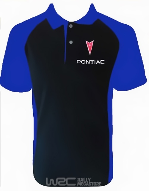 Polo PONTIAC NOIR/BLEU Collection PONTIAC à 19,99€