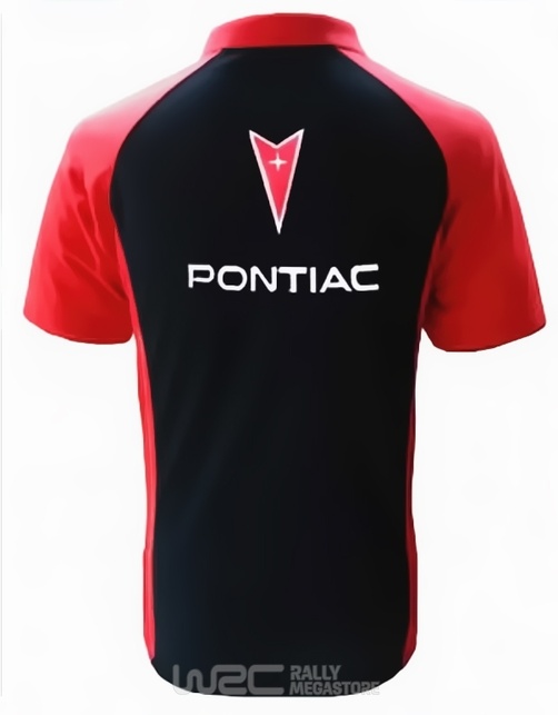 Polo PONTIAC NOIR/ROUGE Collection PONTIAC à 19,99€