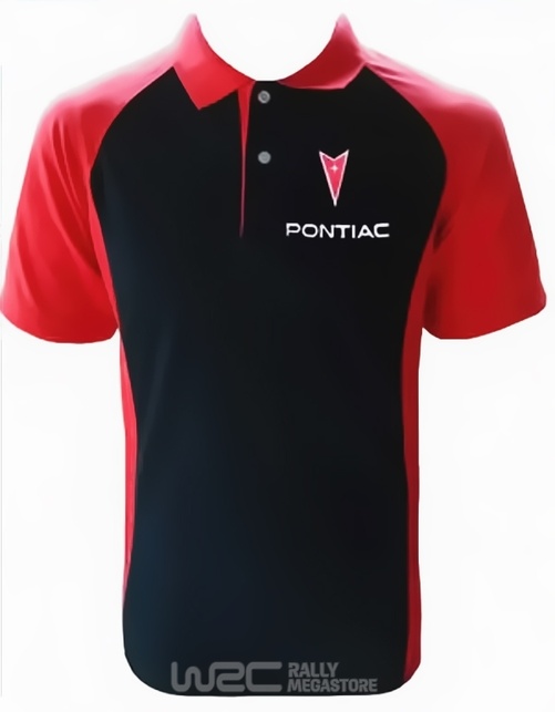 Polo PONTIAC NOIR/ROUGE Collection PONTIAC à 19,99€