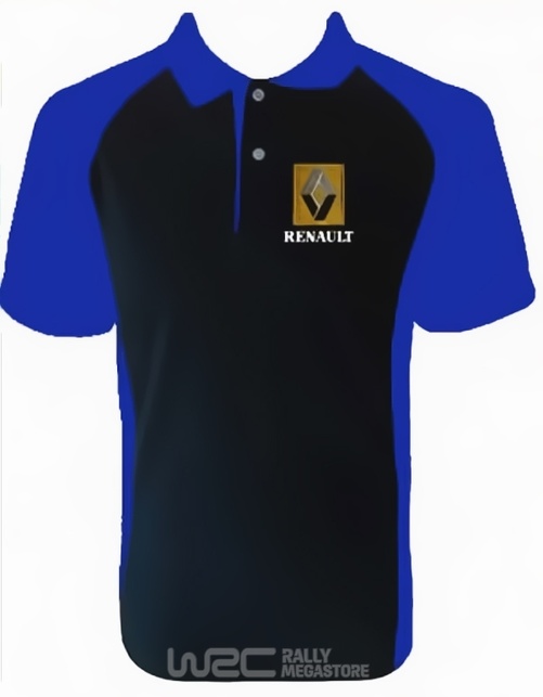 Polo RENAULT SPORT NOIR/BLEU Collection RENAULT