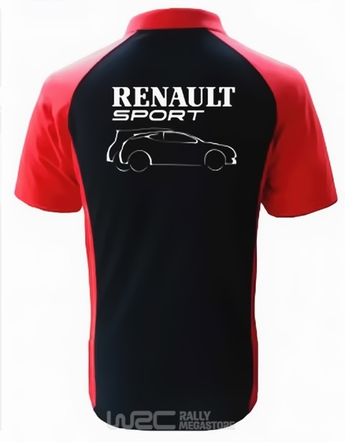 Polo RENAULT SPORT NOIR/ROUGE Collection RENAULT