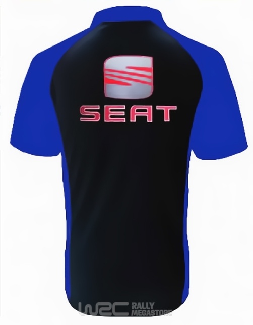 Polo SEAT NOIR/BLEU Collection SEAT à 19,99€