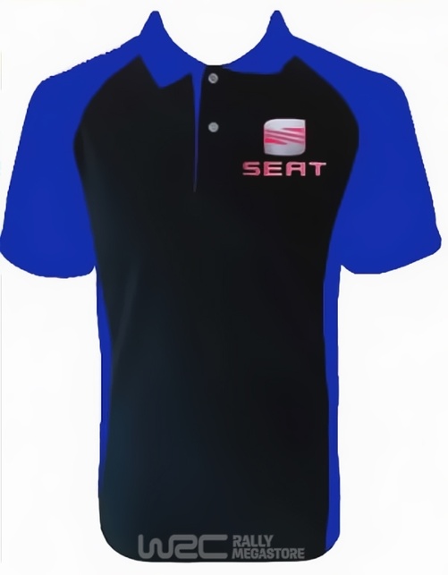 Polo SEAT NOIR/BLEU Collection SEAT à 19,99€