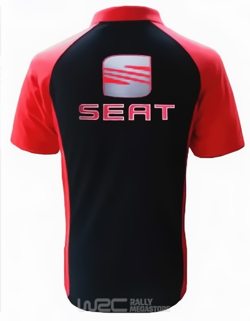 Polo SEAT NOIR/ROUGE Collection SEAT à 19,99€