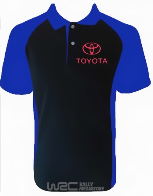 Polo TOYOTA NOIR/BLEU Collection TOYOTA à 19,99€