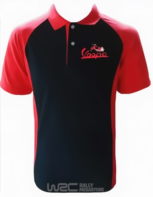 Polo VESPA NOIR/ROUGE Collection VESPA à 19,99€